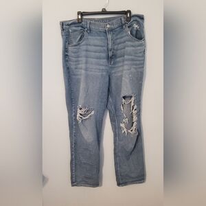 American Eagle stretch highest rise 90s boyfriend size 20